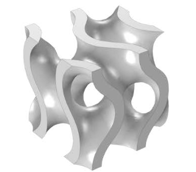 Different TPMS structures: (c) gyroid